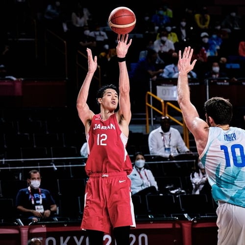 東京オリンピック　バスケットボール 男子予選リーグ - アルゼンチン 対 日本の画像